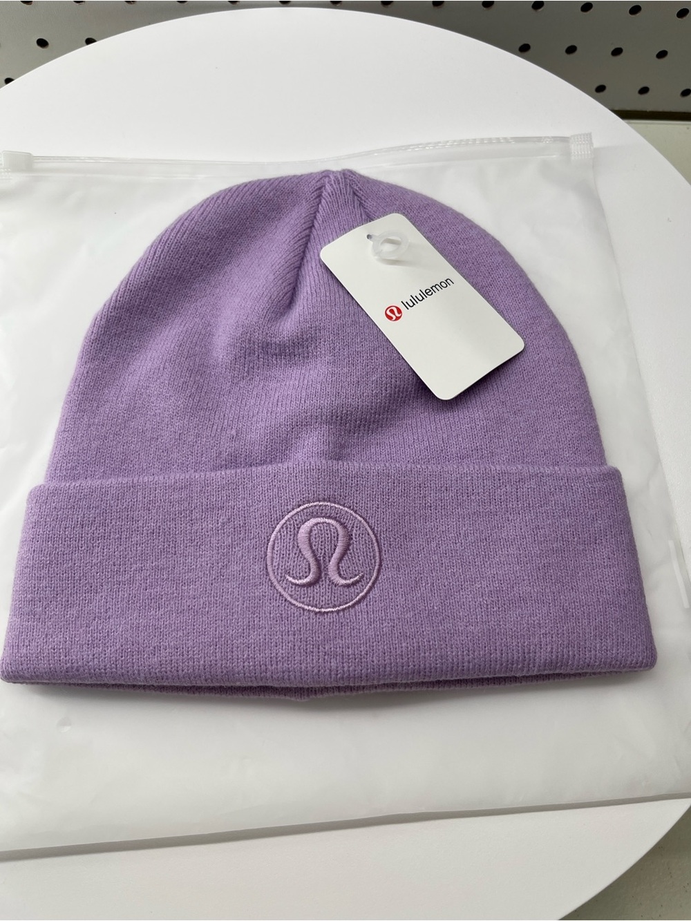 Lululemon Knit Beanie Hat – Lavender Purple (One Size)56cm